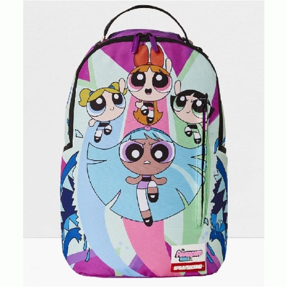 Sprayground Bags Sprayground X Powerpuff Girls Monster Shark Dlx